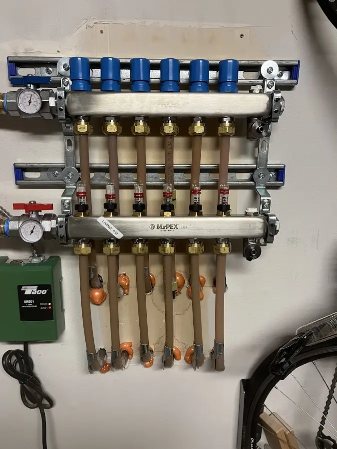 Plumber performing Leak Detection at a residential property in Farmersville